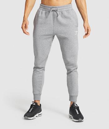 Gymshark Crest Muške Jogger Hlače Sive | HR 2955GSO